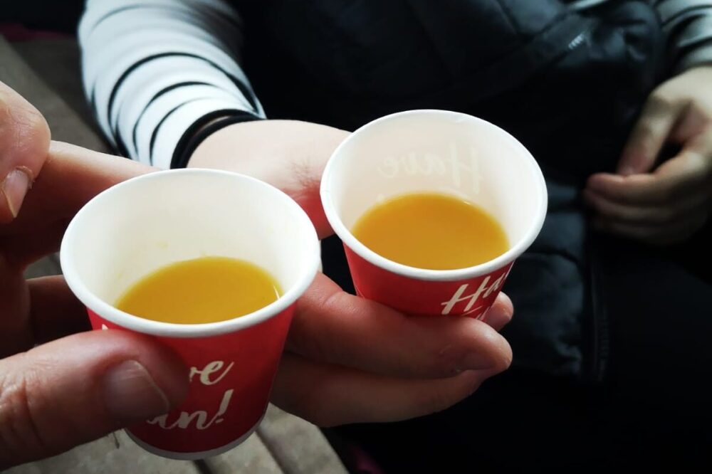 Gesunde Ingwershots zwischendurch